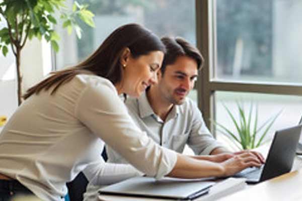 medium-size-wellness-business Wellness Professionals at Reception Desk