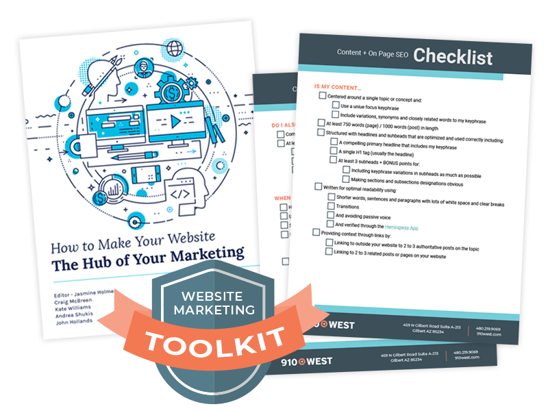 Webiste Marketing Toolkit - ebook and checklist
