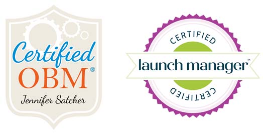 Certified OBM and Certified Launch Manager badges